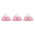 thumbnail image 1 of relayinert Tonneaux Sac à Dos Tendance et Résistant aux Rayures Articles Sûrs Durables Vêtements Chaussures Robe Sac à Main Rose long Fil 3Ensemble, 1 of 6