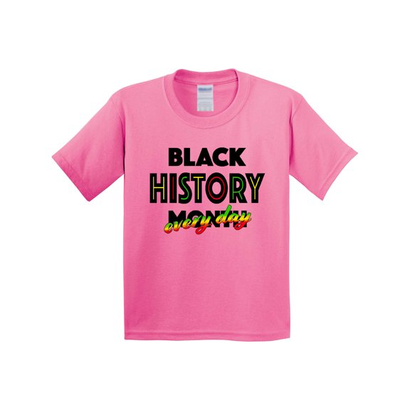 Inktastic Black History Month Every Day Youth T-Shirt