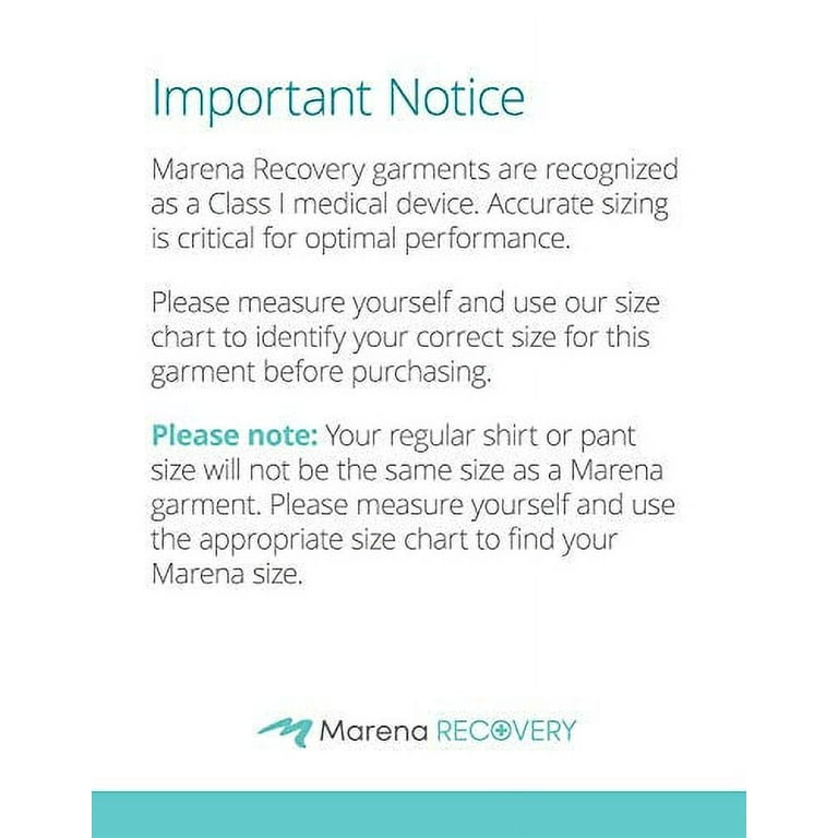 Marena SFBHM2 Recovery Mid-Calf Length Zipperless Girdle Step 2 - Post  Surgical Support with High Back - Extra Small - Beige 