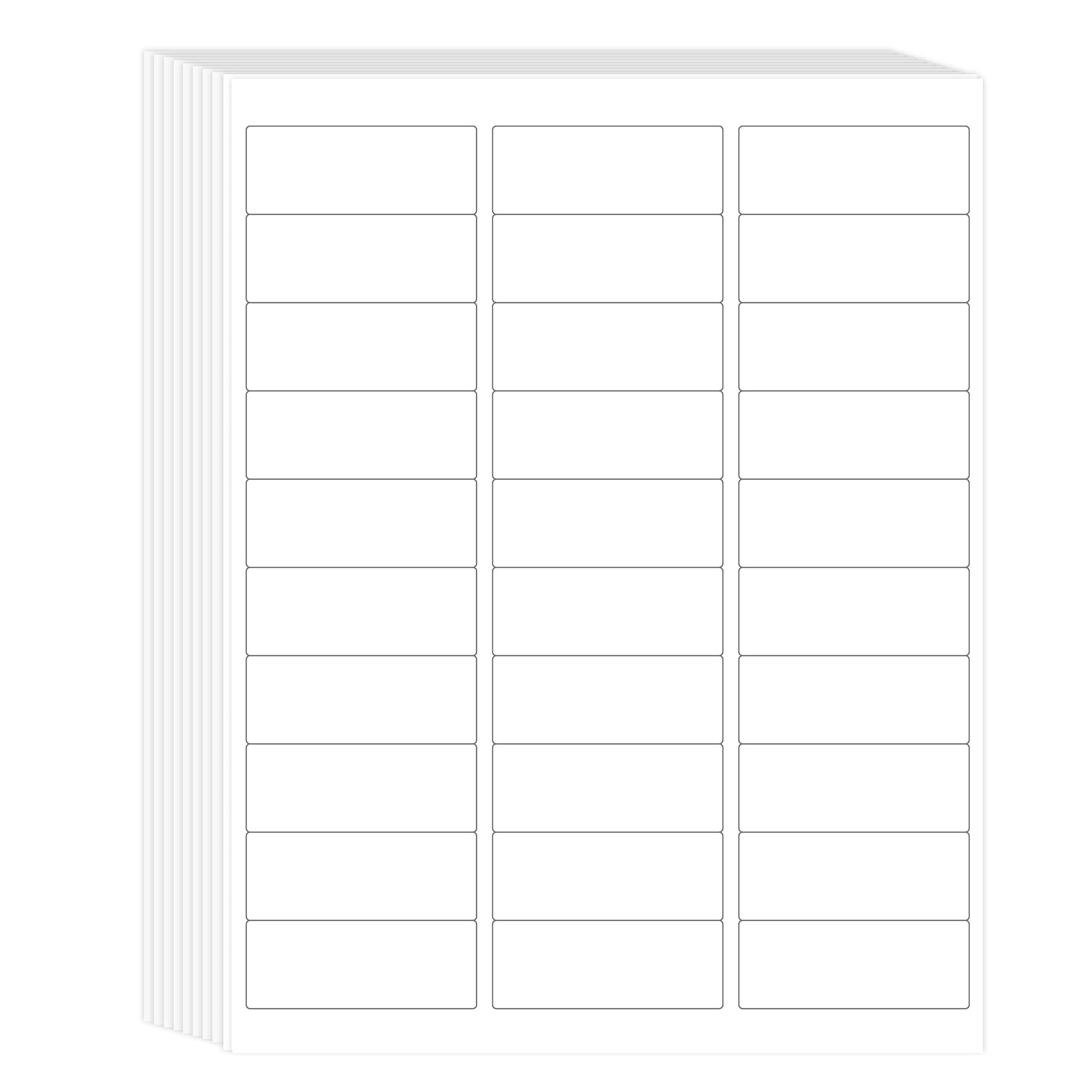L LIKED Address Labels Sticker 1 x 2-5/8 Inches Shipping Labels, Self-Adhesive Barcode FNSKU Stickers for Inkjet and Laser Printer (500Sheets, 15000Labels)