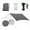 Gray, variant on Jesscasday Multifunctional Backpacking Tarps Set Weatherproofed Sunshades Camping Tarps for Sun and Weather Protecting