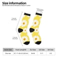 thumbnail image 2 of Honeii Daisies Flowers Print Adult Socks,Crew Socks,Casual Calf Socks,Daily Wear Socks for Men & Women, Perfect for Sports, Casual and Everyday Use, 2 of 6