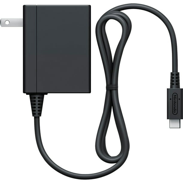 Nintendo 120-Volt Outlet AC Adapter for Nintendo Switch, Black (New Open Box) Walmart.com