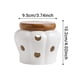 thumbnail image 5 of Creativo recipiente de cerámica para , con tapa de , gres ventilado, , dulces, Blanco, 5 of 5