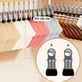 thumbnail image 6 of hulanddfd Closet Organizer with 12 Clips, Space Saving Hanging Closet Organizer Solid Wood Clip Hanger Multi-Purpose Clothespins for Pants Skirts Scarves Socks Belts, 6 of 8