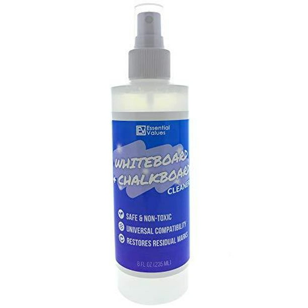 Whiteboard Cleaner Spray, Dry Erase & Chalkboard Cleaner, 8oz BottleBy Essential Values