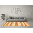 thumbnail image 3 of Ahgly Company Indoor Rectangle Solid Orange Modern Area Rugs, 5' x 8', 3 of 4