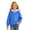 AB342 Blue, variant on Tisuna Hoodies For Girls Cute Color Block Hoodie Teen And Youth Daily Party Long Sleeve Tops Clothes Size 2-3 Years