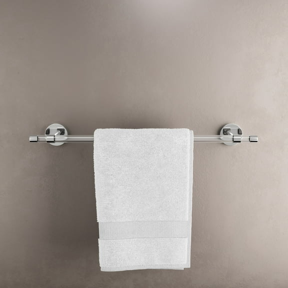 Verre 24" Acrylic Towel Bar in Chrome