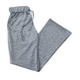 thumbnail image 4 of YYDGH Womens Yoga Sweatpants Wide Leg Lounge Pajamas Pants Comfy Drawstring Workout Joggers Pants with Pockets Gray Gray, 4 of 4