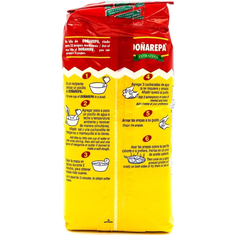 Donarepa Precooked Yellow Corn Flower, 35.2 Oz - Walmart.com
