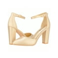 thumbnail image 4 of Women Point Toe Chunky Heeled Pumps Ankle Strap Pumps High Heel Ankle Strap Pump, 4 of 5