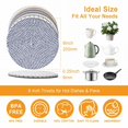 thumbnail image 4 of Clearance Promotion 7 Inch Trivets for Hot Dishes Hot Pads for Kitchen Trivets for Hot Pots and Pans 6 Pack Heat Large for Kitchen Pot Holders for Kitchen Kitchen Decor for Table, 4 of 9