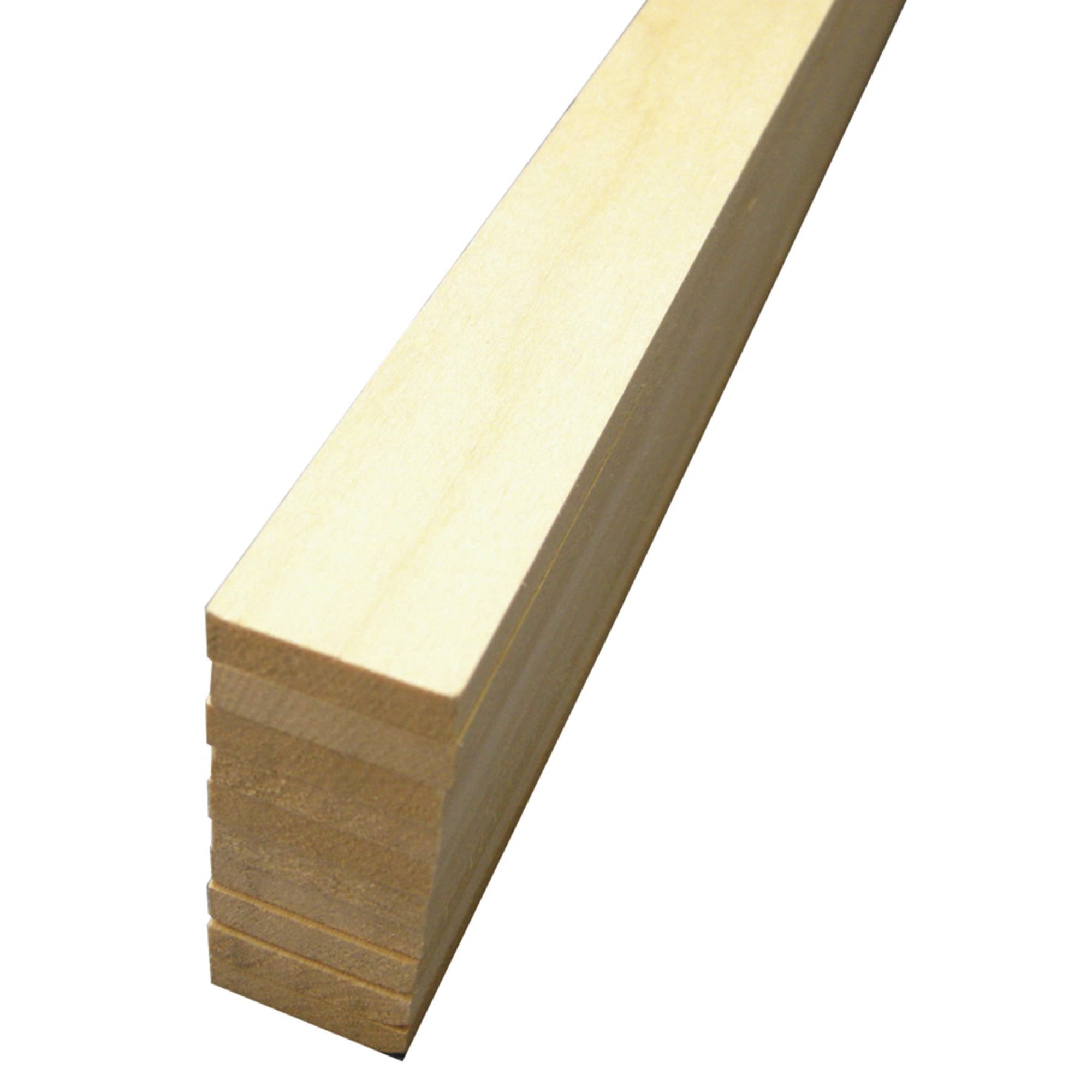 Midwest Products Basswood Block 2x8x12 Inch | Micro-Cut Craft Wood For Models & DIY