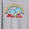 thumbnail image 3 of The Cat in the Hat - Thing 1 2 Rainbow - Men's Long Sleeve T-Shirt, 3 of 5
