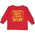 thumbnail image 3 of Inktastic Happy New Year 2026 Boys or Girls Long Sleeve Toddler T-Shirt, 3 of 5