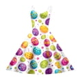 thumbnail image 4 of Shadoumai Easter Dresses for Girls Floral Easter Day Rabbit Tops Egg Summer Sleeveless Warmth Dance Party Dresses Toddler Girl Spring Dress, 4 of 4