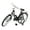 Black alloy curved b, variant on Realistic Bicycles Model Ornament Retro Miniature Bike Figurine Decors for Bookcases and Desktops with Nostalgic Appeal