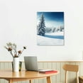 thumbnail image 2 of Nawypu Snow Mountain Wall Art Winter Tree Forest at Sunrise Picture Canvas Prints Nature Landscape Paintings Prints Modern Artwork for Living Room Home Decoration (16 x 20in), 2 of 4