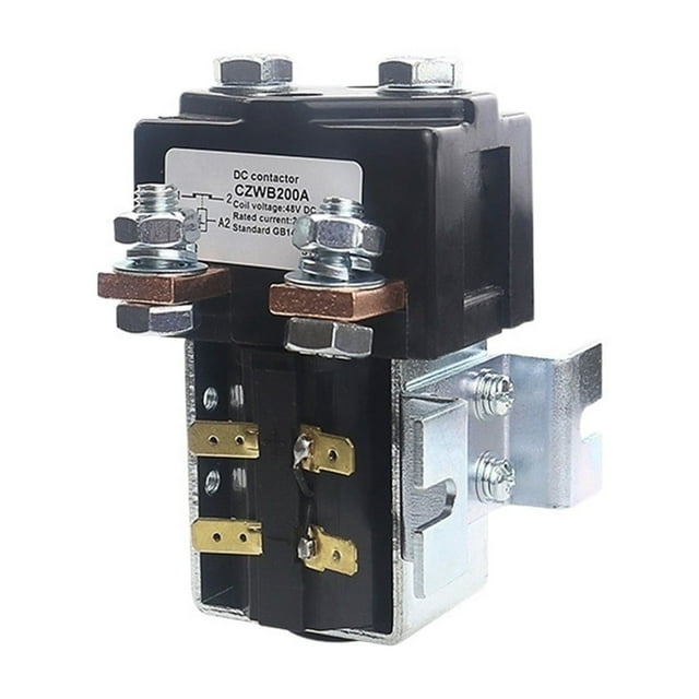 DC Contactor Electric Vehicle 1NC Switch 12V24V48V60V72V CZWB200A Suitable For Construction Machinery Battery Cars ,Easy to Use