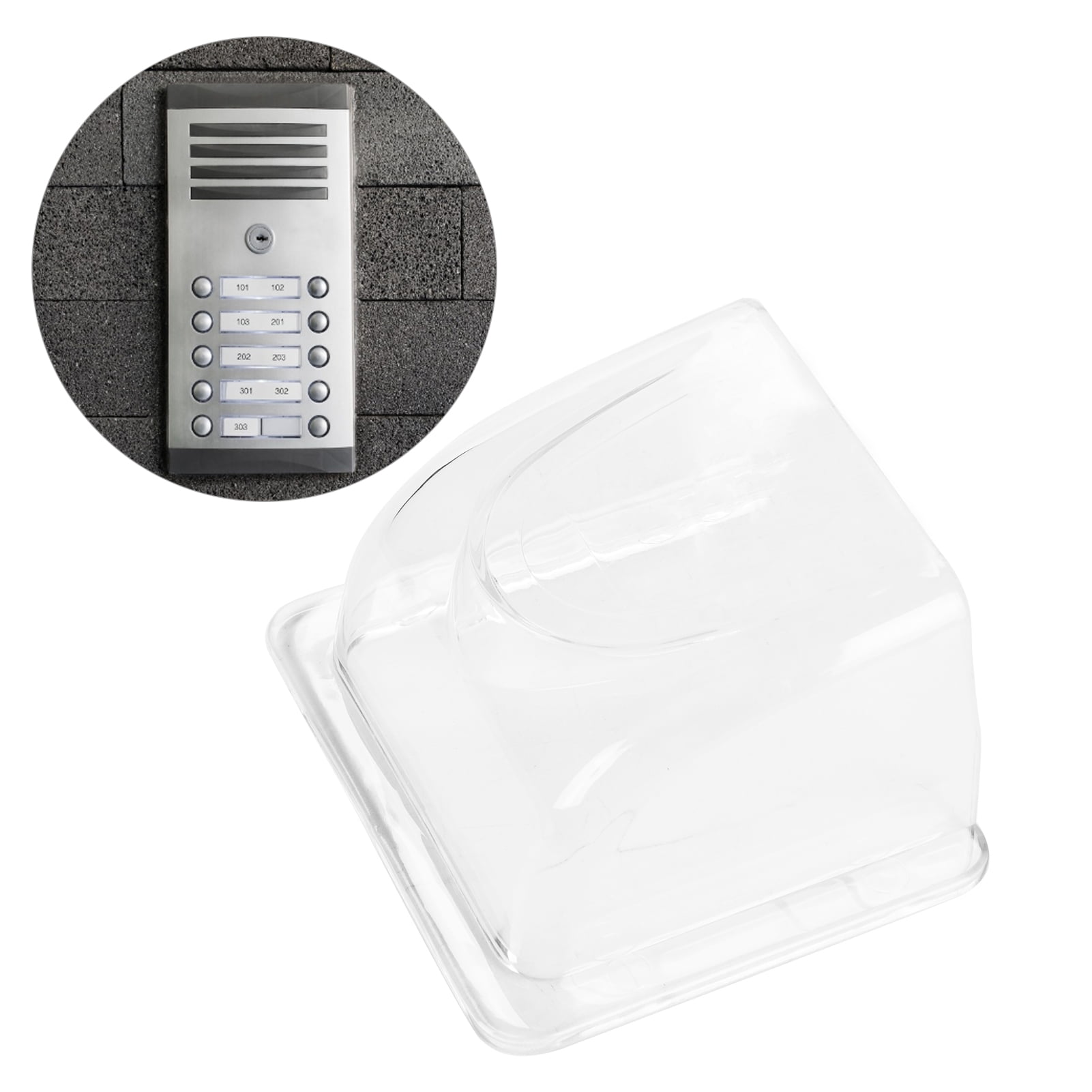 PV Plastic Waterproof Rain Cover For Access Control Keypad Controller Rainproof 