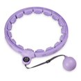 thumbnail image 4 of Reebok Delta Weighted & Adjustable Fitness Hoop, Purple Oasis, 4 of 7