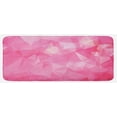 thumbnail image 1 of Pale Pink Kitchen Mat, Abstract Mosaic Style Geometric Dimension Fractal Polygonal Illustration, Plush Decorative Kitchen Mat with Non Slip Backing, 47" X 19", Magenta Fuchsia, by Ambesonne, 1 of 1