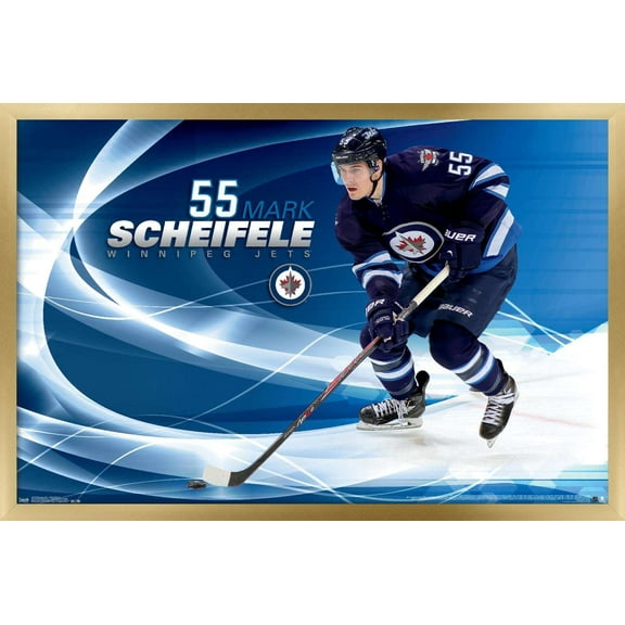 NHL Winnipeg Jets - Mark Scheifele 14 Wall Poster, 14.725" x 22.375", Framed