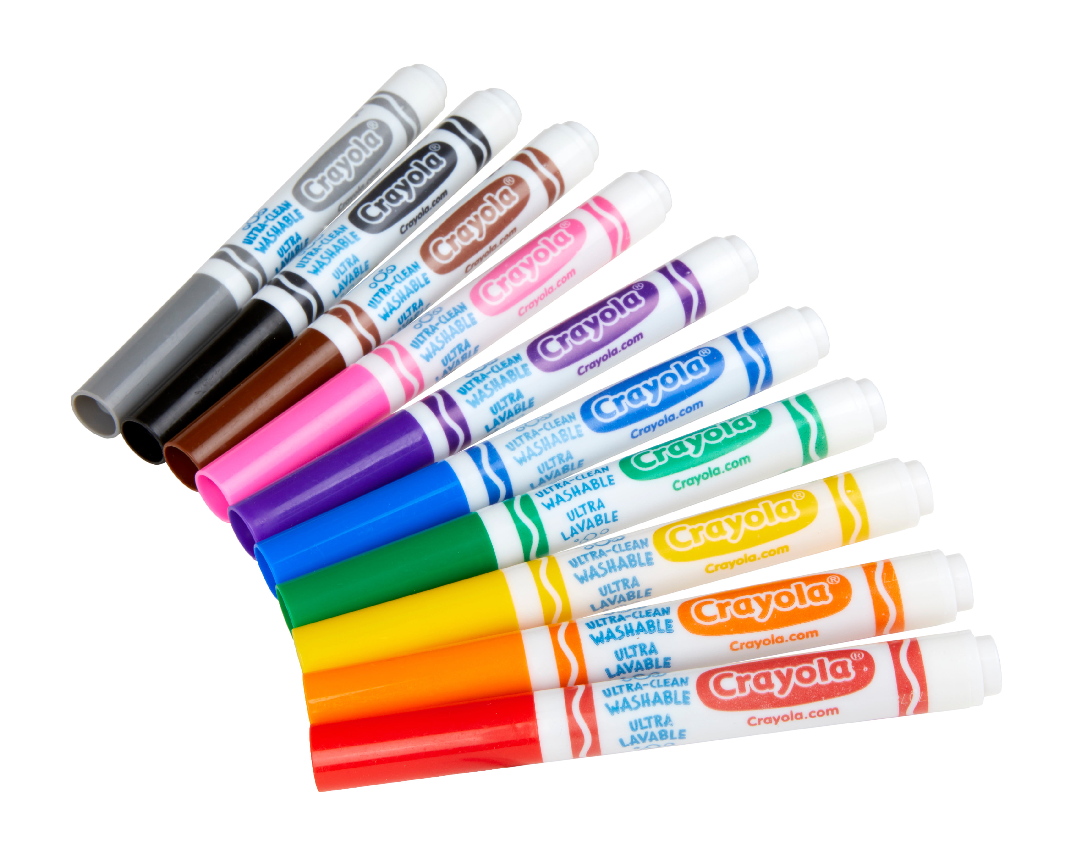 Crayola 10ct Kids Broadline Markers - Bold and Bright
