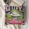 thumbnail image 3 of YINGXI Funny Frog Throw Pillow Covers case，Awkward in The Streets Asleep in The Sheets Pillow Covers 20x20in, 3 of 5