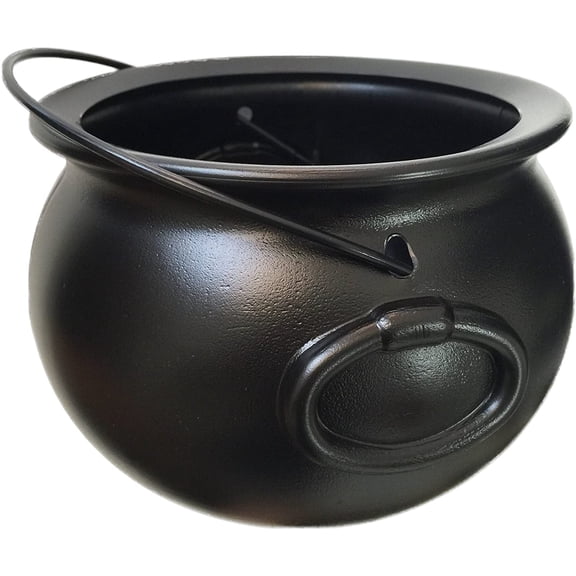 Halloween Plastic Cauldron Bucket – Halloween Candy Bowl for Ages 8 , Trick or Treat Candy Bowl Mini Witch Kettle