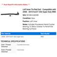 thumbnail image 2 of Left Inner Tie Rod End - Compatible with 2008 - 2010 Ford F-350 Super Duty RWD 2009, 2 of 2