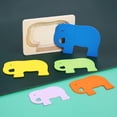 thumbnail image 3 of Rompecabezas, rompecabezas de animales, aprendizaje preescolar para niños en edad preescolar, niños pequeños Elefante, 3 of 8