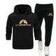 thumbnail image 2 of Nueva sudadera con capucha y pantalones deportivos negros de La Sportiva para hombre, conjunto deportivo informal de alta calidad para uso diario, ropa de otoño, 2 of 4