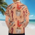 thumbnail image 6 of High Quality Hawaiian Shirts for Men Short Sleeve Aloha Beach Shirt Floral Summer Casual Button Down Shirts Blouses 8T9KV5, 6 of 7