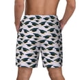 thumbnail image 2 of Haiem Graduation Hats Mens Swim Trunks with Compression Liner 2 in 1 Swimming Shorts Stretch Swimwear Quick Dry,Board Shorts-3X-Large, 2 of 9