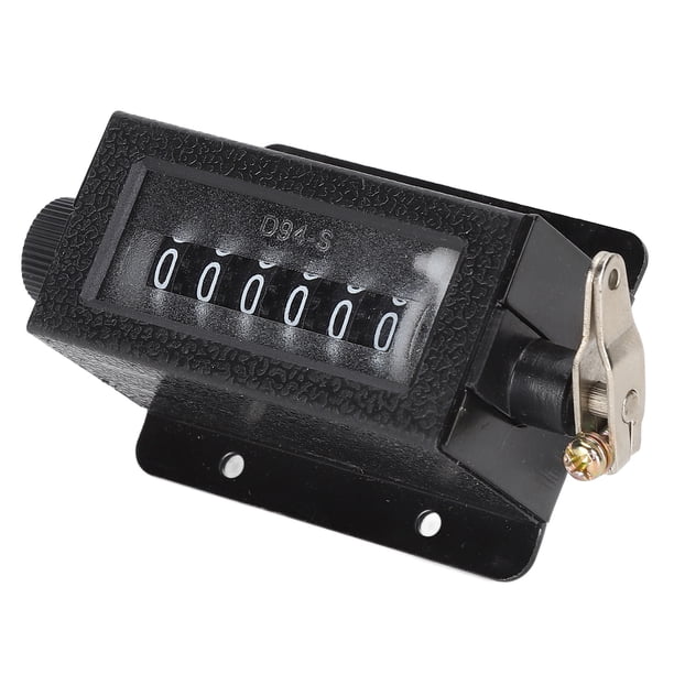 Contador Mecánico, Contadores De De Tracción Manual Retorno Giratorio Cero 500 Veces/min 000000-999999 Alta Precisión Para Punzonadora