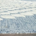 thumbnail image 3 of Safavieh Bella Collection BEL126A Handmade Blue and Ivory Premium Wool Area Rug (8' x 10'), 3 of 3