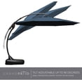 thumbnail image 6 of GRANDPATIO Napoli SUNBRELLA 12Ft Round Canteliver Patio Umbrella with Base, Canvas Sapphire Blue, 6 of 7