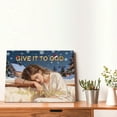 thumbnail image 5 of Give it to God and Go to Sleep Framed Canvas Wall Art, Christian Winter Night Canvas Print Inspirational Art for Bedroom Home Decor, Christmas Gift for Mom, Wife or Daughter, 5 of 8