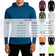thumbnail image 5 of LIaqionyy Men's Hooded Shirts Sun Protection Long Sleeve Casual Athletic Lightweight Tops for Running Gym Workout, 5 of 5