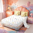 thumbnail image 2 of Manfei Aquatic Axolotl 7pcs Queen Bedding,Ocean Amphibian Print Bedding Comforter Set Queen,Polkadot Reversible, 2 of 6