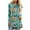 Mint Green, variant on Meichang Womens Tunic Tops to Wear with Leggings Trendy Color Block T-Shirt Casual Crewneck Blouse Loose Long Sleeve Shirts Geometric Print Pullover Tunics