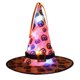 thumbnail image 1 of Sombrero De Bruja De Halloween Gorra De Bruja Brillante Para Decoración De Fiestas De Halloween Vogacara HA044236-01, 1 of 6