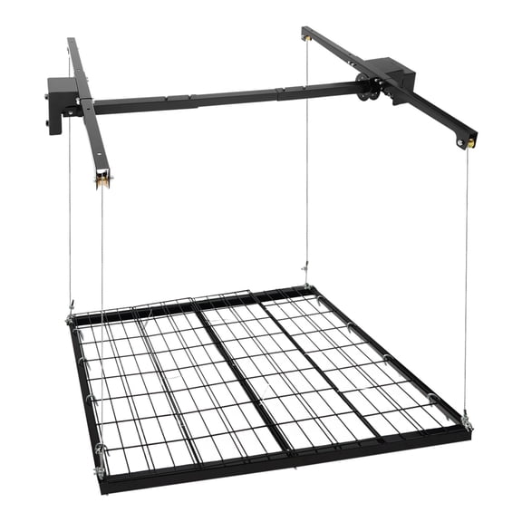 Overhead Garage Lifting Storage Rack, Garage Storage Rack, Adjustable Height Garage Storage Rack (48*48in)