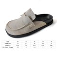 thumbnail image 2 of Pantuflas de ante sintético para mujer, zapatillas de casa de moda para otoño e invierno (Beige 40), 2 of 6