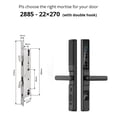 thumbnail image 1 of Waterproof Smart Door Lock Fingerprint APP Password RFID Card Keyless Digital Electronic Lock Aluminum/s Sliding ,Easy Installation, 1 of 6