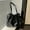 Black, variant on Women's Shoulder Bag | PU Leather Messenger Handbag | Black Silver | Adjustable Strap Tote Crossbody | Lightweight Slouchy Casual Purse | 33x26x10cm | 1 Pack | Versatile Everyday Style