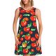 thumbnail image 1 of Fotbe Tomatoes Vestido de Verano sin Mangas para Mujer – Vestido Midi Línea A, Estilo Camiseta Floral, Vestido Playero Casual y Fluido, 1 of 7