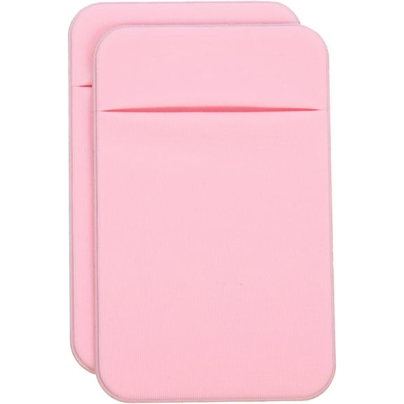 2pcs Mobile Phone Back Sticker Pocket Wallet Smart Wallets Wallet for Cards Wallet on Phone Sticky Credit Holder Credit Phone Case Credit Cards Pouches Credit Cell Phone Wallet Bag